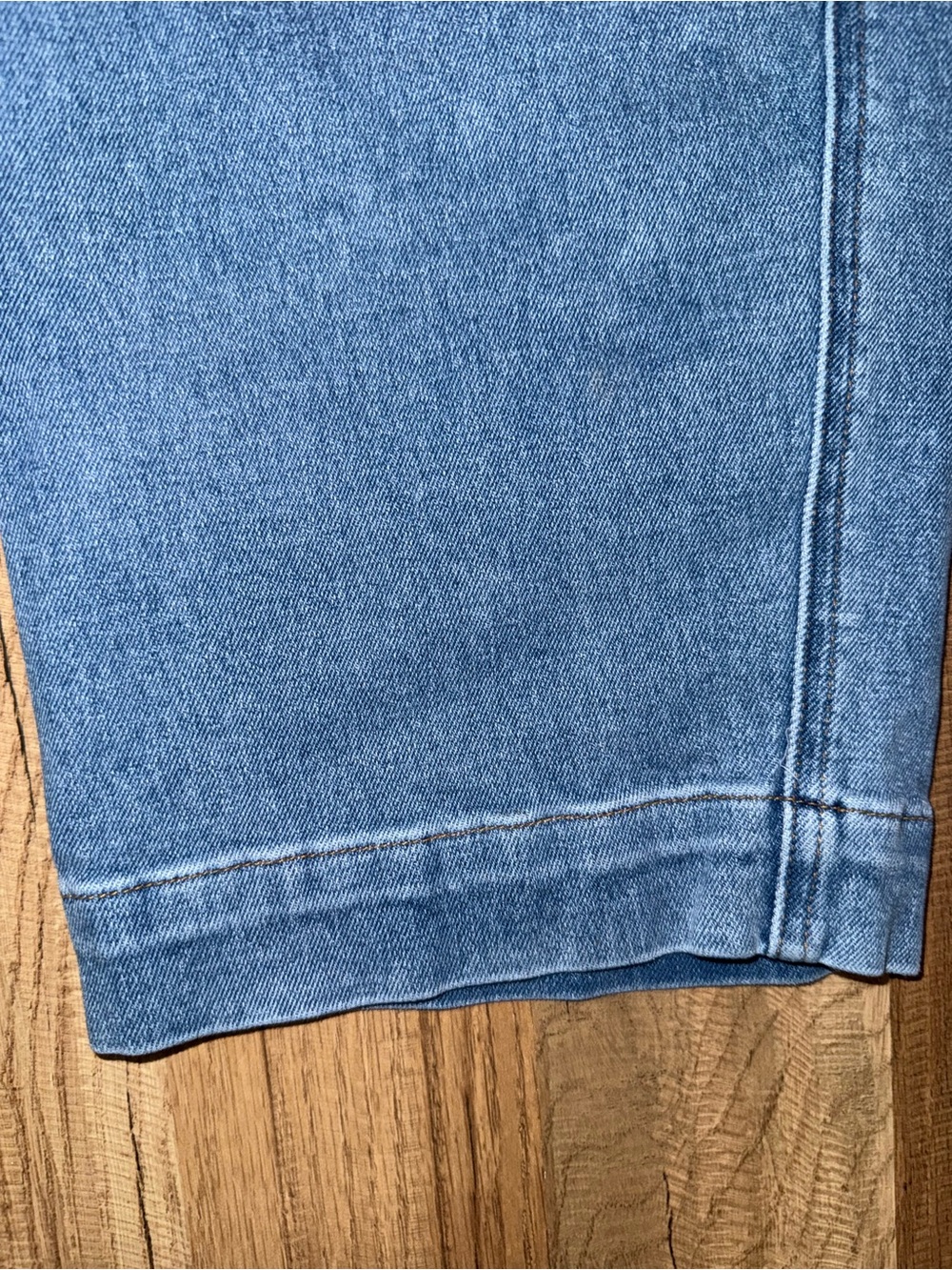 Talbots High-Waist Sailor Button Denim Jeans - Light Blue - Picture 6 of 9